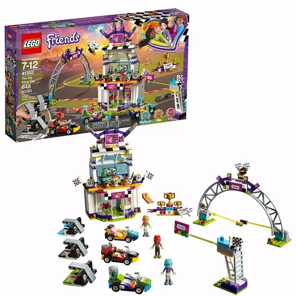 Lego Friends The Big Race Day 41352 Building Kit - Picture 1 of 9